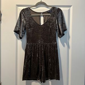 Crushed Velvet Romper